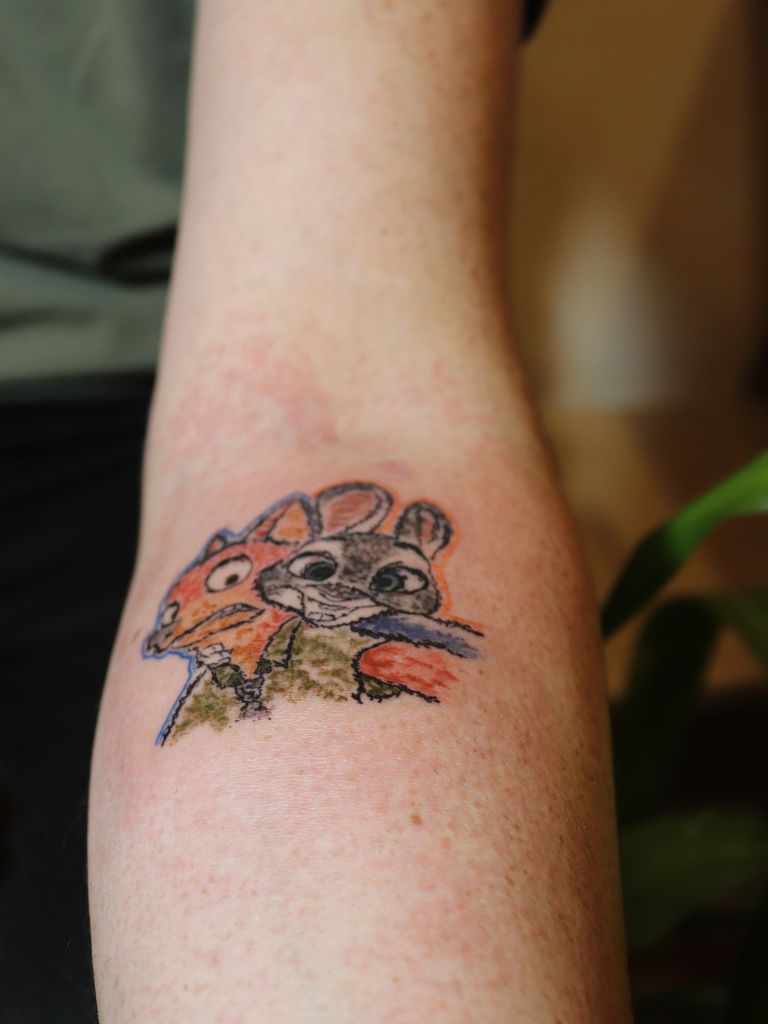 Zootopia | Bursa Dövme - Sunnie Tattoo